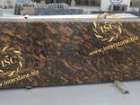Гранит Tiger Skin, Wine Red, Brown Granite - фото 9