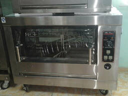 Гриль для кур карусельного типа. Загрузка 8 кур.