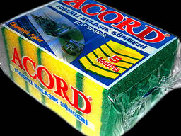 Губка для посуды (в упаковке 5 шт)