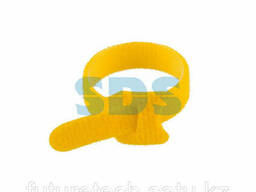 Хомут–липучка многоразовый 150х12 мм, желтый (упак. 12. ..