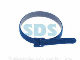 Хомут–липучка многоразовый 320х14 мм, синий (упак. 12 шт. .. .