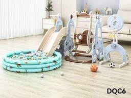 Игровой комплекс. Горка Качели Баскетбольное кольцо Сухой Бассейн