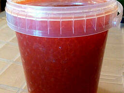 Икра альгиновая красная и чёрная