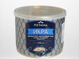 Икра красная лососевая ( горбуша ) ООО ПК "Путина" ж. б. 500 гр