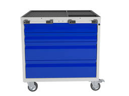 Инструментальная тележка 4-х полочная WDS-4