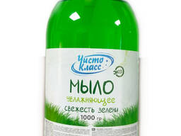 Мыло жидкое увлажняющее с ароматом свежей зелени 1 л.