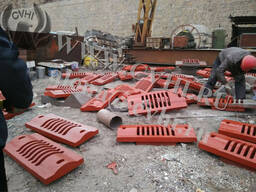 Изготовление футеровки из 110Г13Л шаровая мельница МШР МШЦ