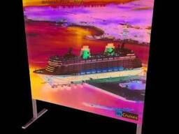 печать баннера с изготовлением под него конструкции