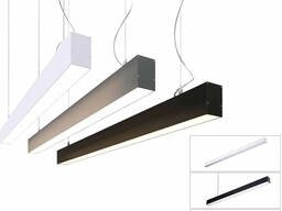 Изготовление линейных светильников на тросах и встраиваемых из алюминиевого профиля