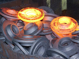 Изготовление поковок Размеры: 280; 2000; 300. .. мм, Форма: диск; раскатные кольца; вал…