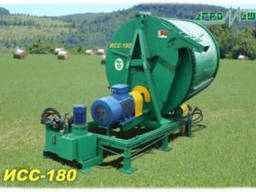Измельчитель рулонов соломы стационарный ИСС-180