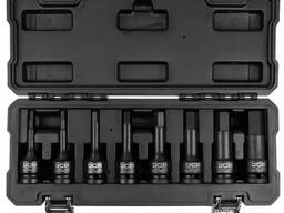 JCB Набор головок-бит 6-гранных ударных 8пр. ,1/2"(H5, H6, H8, H10, H12, H14, H17, H19). ..