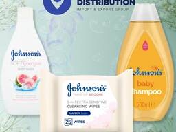Johnson's, косметические средства для ухода, множество позиций, оптовые продажи