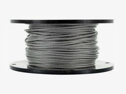 Канат ГОСТ 3062-80 светлый; черный; оцинкованный, Диам. : 0,55-47 мм в Шымкенте