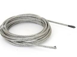 Канат ГОСТ 3064-80 D= 1,6-27 мм, Покрытие: оцинкованный; светлый; черный в Павлодаре