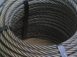 Канат ГОСТ 3077-80 оцинкованный; черный; светлый, Диам. : 4,6-46 мм в Шымкенте