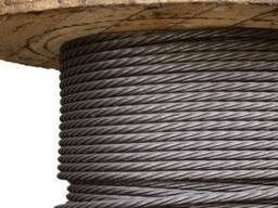 Канат ГОСТ 3081-80 светлый; черный; оцинкованный, Диам. : 6,4-45,5 мм в Шымкенте