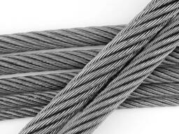 Канат ГОСТ 3088-80 D= 16-53,5 мм, Покрытие: оцинкованный; светлый; черный в Шымкенте