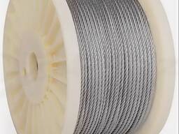 Канат ГОСТ 3089-80 светлый; оцинкованный, Диам. : 11,5-82 мм в Шымкенте