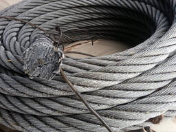 Канат ГОСТ неизвестен Диам: 1-80 мм, Покр: оцинкованный; светлый в Шымкенте