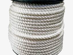 Канат полиамидный тросовой, D= 4-96 мм в Алматы