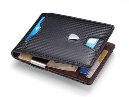 Кардхолдер Карбон. Бокс для кредитных карт. Зажим для денег|Картхолдер