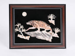 Картина Волк в национальном стиле