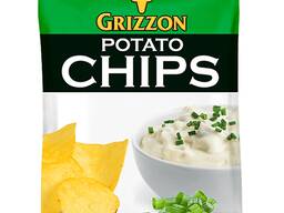 Картофельные чипсы Grizzon Сметана и лук 80г