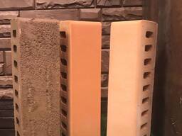 Кирпич облицовочный половинка морковь ЕНКИ