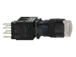 Кнопка 16мм 12-24В белая XB6AW1B1B Schneider Electric
