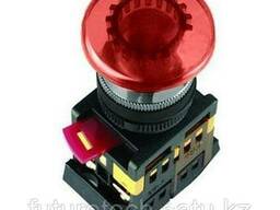 Кнопка AELA-22 (грибок красный неон) IEK (10/200)