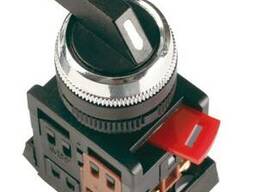 Кнопка Alclr-22 (черный. на 3 полож) IEK (10/200)