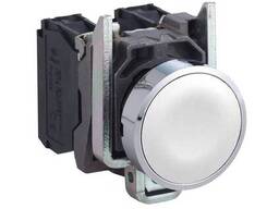 Кнопка белая 1Н/О пружинный возврат XB4BA11 Schneider Electric