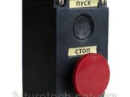 Кнопка ПКЕ 222-2 (кнопка черн. и крас. )