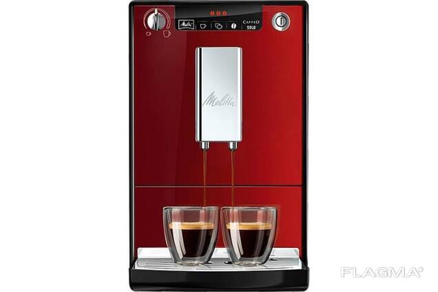 Кофемашина Melitta E 950-204 Caffeo Solo красный чили