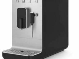 Кофемашина Smeg BCC12BLMEU, черная, регулировка помола, подача горячей воды, 1,4 л