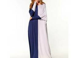 Комбинированное платье большого размера