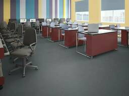 Коммерческий линолеум с пожаробезопасностью КМ2