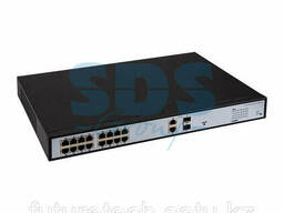 Коммутатор PoE 16 + 2 Combo, 15,4 Вт на порт, с грозозащитой