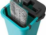 Комплект для уборки Magic Flat Mop &amp; Bucket: швабра, ведро с отжимом - фото 1