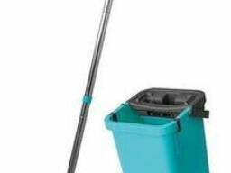 Комплект для уборки Magic Flat Mop &amp; Bucket: швабра, ведро с отжимом