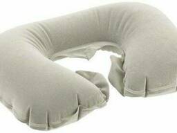 Дорожная надувная подушка с покрытием «под бархат»