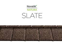Композитная черепица Novatik Natura Slate Brown Earth (Коричневый)