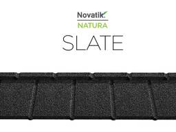 Композитная черепица Novatik Natura Slate Silver Moon (Серый)