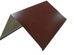 Конек кровельный 100х100 мм, L= 1,25-3 м, Вид: фигурный; острый; простой в Алматы