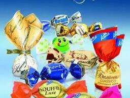 Конфеты, печенье, халва, вафли