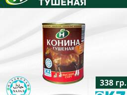 Консерва "Конина тушеная" высшего сорта