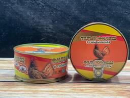 Консервы мясные-Курица тушеная 325 грамм