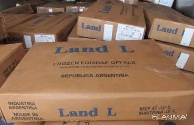 Конские кишки/черева конина Land L Аргентина заморозка в коробках