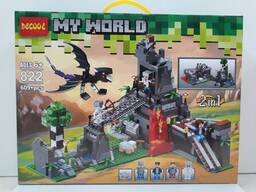 Конструктор лего Minecraft/Майнкрафт/Май ворлд/My world/Акци